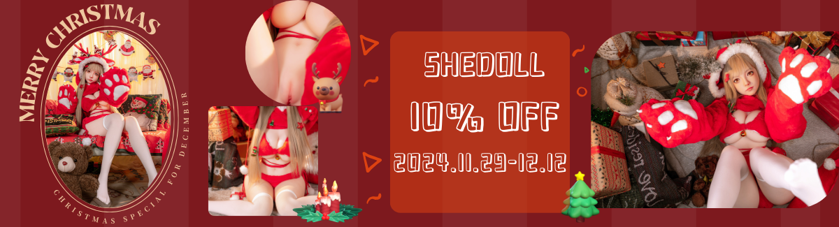 Shedoll Christmas Sale banner 2024