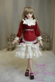 Mini Doll 60cm/2ft Middle Breast  with X4 head Full Silicone Love doll easy to use easy to hide