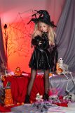 SHEDOLL Lolita type #2洛小乙 (Luoxiaoyi)  head 148cm/4ft9 D-cup love doll body material customizable Halloween Witch Edition