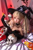 SHEDOLL Lolita type #2洛小乙 (Luoxiaoyi)  head 148cm/4ft9 D-cup love doll body material customizable Halloween Witch Edition