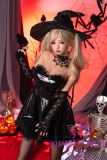 SHEDOLL Lolita type #2洛小乙 (Luoxiaoyi)  head 148cm/4ft9 D-cup love doll body material customizable Halloween Witch Edition