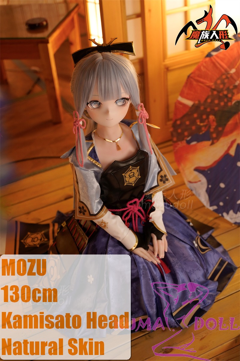 MOZU DOLL 130cm Kamisato Ayaka Soft vinyl head and a free oral function head with light weight TPE body easy to store and use  Cosplay Kamisato Ayaka from Genshin Impact