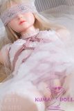 MLW Doll Sex Doll 76cm A-cup Yuu Head Full Silicone Torso in White Dress, and Pink Rope Bondage