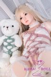 MLW Doll Sex Doll 76cm A-cup Yuu Head Full Silicone Torso in White Dress, and Pink Rope Bondage