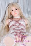 MLW Doll Sex Doll 76cm A-cup Yuu Head Full Silicone Torso in White Dress, and Pink Rope Bondage