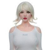 Real Lady Full Silicone Sex Doll 168cm G-cup Silky Cream Skin R2 head