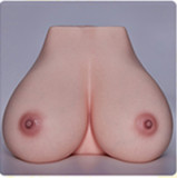 Sigafun Full Silicone Torso SG-T-017 Korina 85cm K-Cup Natural Skin Sex Doll in Pink and White Bikini