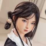 SHEDOLL Lolita type 苏欢夜 (Suhuanye) 168cm E-cup love doll body material customizable in White Greek Style Long Dress – Goddess of Love