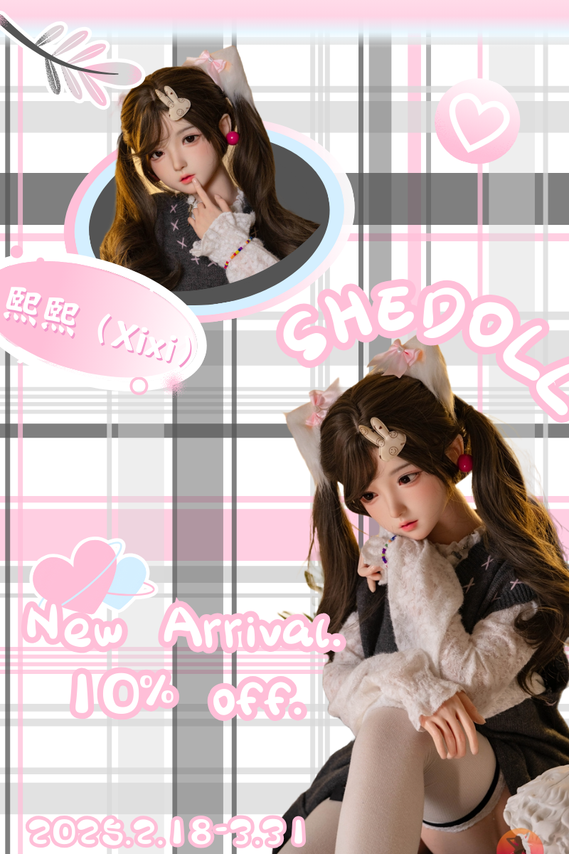SHEDOLL Lolita type 熙熙（Xixi） head 145cm G-cup love doll body material customizable