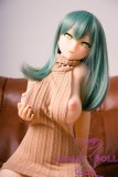 Irokebijin S-TPE Sex Doll 95cm F-cup Akane Head in Blue Dress