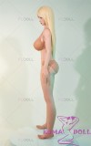 FUDOLL Sex Doll 157cm/5ft2 F-cup #J032 head High-grade silicone head + TPE material body Height and other options in Blue Top