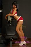 Irontech Doll Full silicone love doll 161cm/5ft3 F-cup S14 Head Skin Color-Dark Tanned