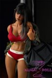 Irontech Doll Full silicone love doll 161cm/5ft3 F-cup S14 Head Skin Color-Dark Tanned