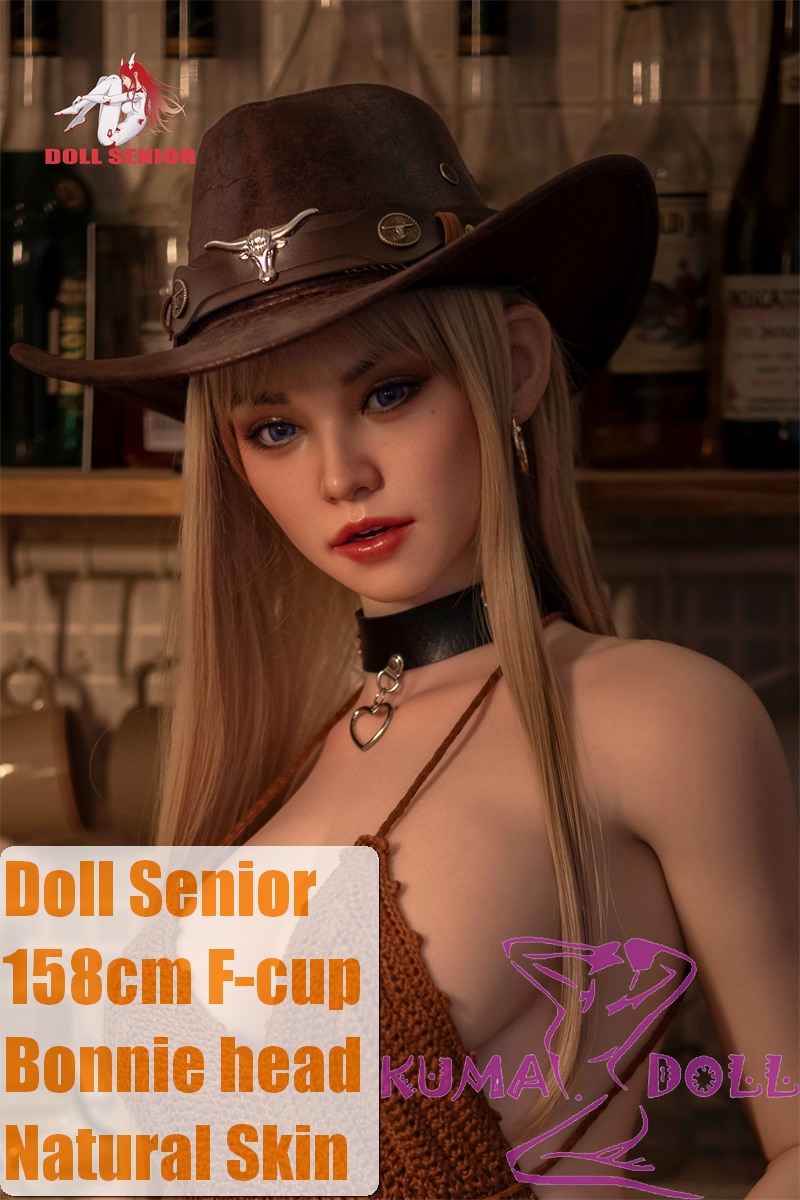 Doll Senior W2 Bonnie Head 158cm F-cup Full Silicone Sex Doll with Body Make-up