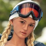 Lusandy Doll Full Silicone Joan Head 170cm F-cup Sex Doll with Body Make-up Forest Cabin Retreat