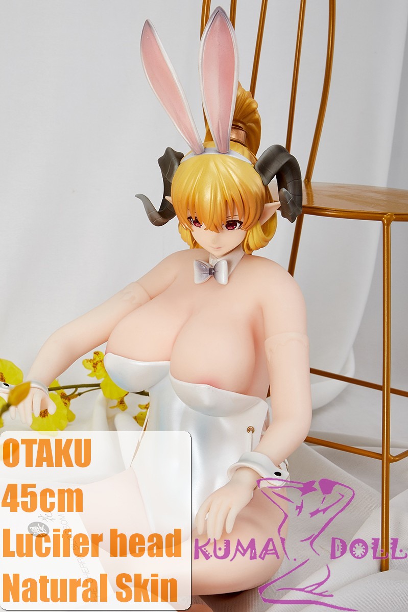 OTAKU Lucifer Head Maid Ver.45cm Mega Breasts PVC Head+ Silicone Body from Monster Strike