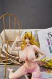 OTAKU Chie Head Bunny Girl 45cm Mega Breasts PVC Head+ Silicone Body