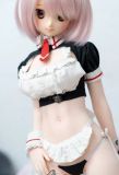 Mini doll sexable 60cm/2ft big breast silicone Elf head Blonde Hair