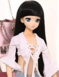 Mini doll sexable 60cm/2ft big breast silicone Elf head Blonde Hair