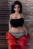 Climax Doll CLM  Full Silicone Mini Sex Doll J60 P Rina Head (Cinnamon)