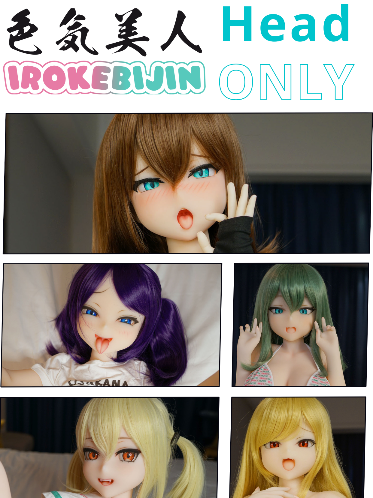 Irokebijin Anime Sex Doll Head Only Page