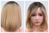 【Artist Makeup 】Top Sino Love Doll 167cm E-cup T38 head Artist Makeup Head RRS+ Makeup selectable in Blue Outfit