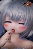 MOZU DOLL 130cm Kamisato Ayaka Soft vinyl head and a free oral function head with light weight TPE body easy to store and use White Dress