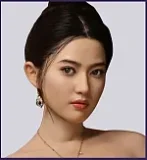 MMXDOLL 165cm F-cup Mengling Head Full Silicone Sex Doll Realistic Makeup in Grey Sportswear