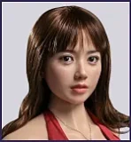 MMXDOLL 165cm F-cup Mengling Head Full Silicone Sex Doll Realistic Makeup in Grey Sportswear