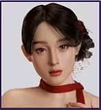 MMXDOLL 165cm F-cup Mengling Head Full Silicone Sex Doll Realistic Makeup in Grey Sportswear