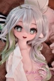 Elsa Babe 125cm B  赤坂香织 Akasaka kaori AHR015 Head Full Silicone Life Size Anime Sex Doll