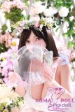 Fantasy-style S57 K-cup torso doll dressed as a flower fairy by Sino Doll