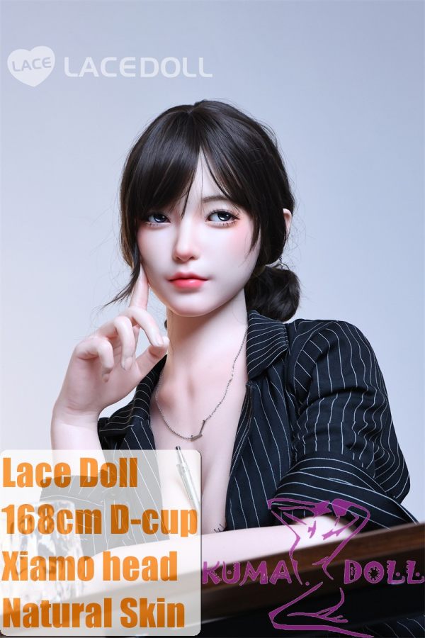 LACE DOLL 168cm D-cup 夏沫(Xiamo) Head Sex Doll Body Material Customizable in Black Suit