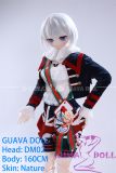Guavadoll 160cm C-cup DM02 Head Ful PVC Doll 1:1 Life Size BJD Sex Doll White-Haired British-Style Anime Look
