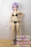 Guavadoll 160cm C-cup DM02 Head Ful PVC Doll 1:1 Life Size BJD Sex Doll Purple Hair in Black Bikini