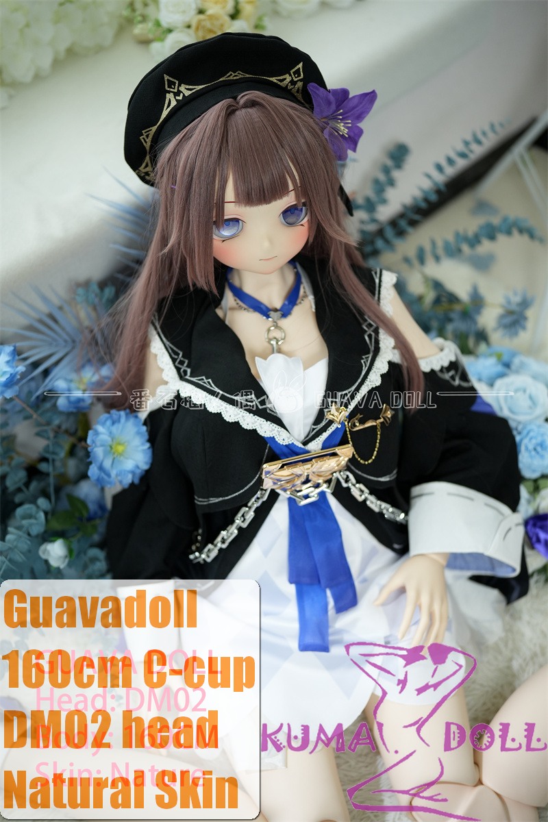 Guavadoll 160cm C-cup DM02 Head Ful PVC Doll 1:1 Life Size BJD Sex Doll Elegant Beret Look