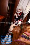 Guavadoll 160cm C-cup DM02 Head Ful PVC Doll 1:1 Life Size BJD Sex Doll White-Haired British-Style Anime Look