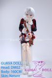 Guavadoll 160cm C-cup DM02 Head Ful PVC Doll 1:1 Life Size BJD Sex Doll White-Haired British-Style Anime Look
