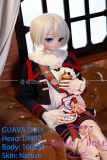 Guavadoll 160cm C-cup DM02 Head Ful PVC Doll 1:1 Life Size BJD Sex Doll White-Haired British-Style Anime Look