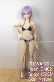 Guavadoll 160cm C-cup DM02 Head Ful PVC Doll 1:1 Life Size BJD Sex Doll Purple Hair in Black Bikini