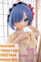 GUAVADOLL Anime Sex Doll Vinyl (PVC) Head+TPE Body 126cm DM02 Head Cosplay Rem from Re:Zero