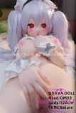 GUAVADOLL Anime Sex Doll Vinyl (PVC) Head+TPE Body 126cm DM03 Head with Purple Hair Red Eyes