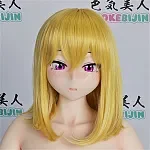 Irokebijin Full Silicone Anime Sex Doll 90cm F-cup Yui B Head