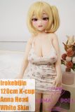 Irokebijin 120cm K-cup sex doll with Anna head in floral mini dress