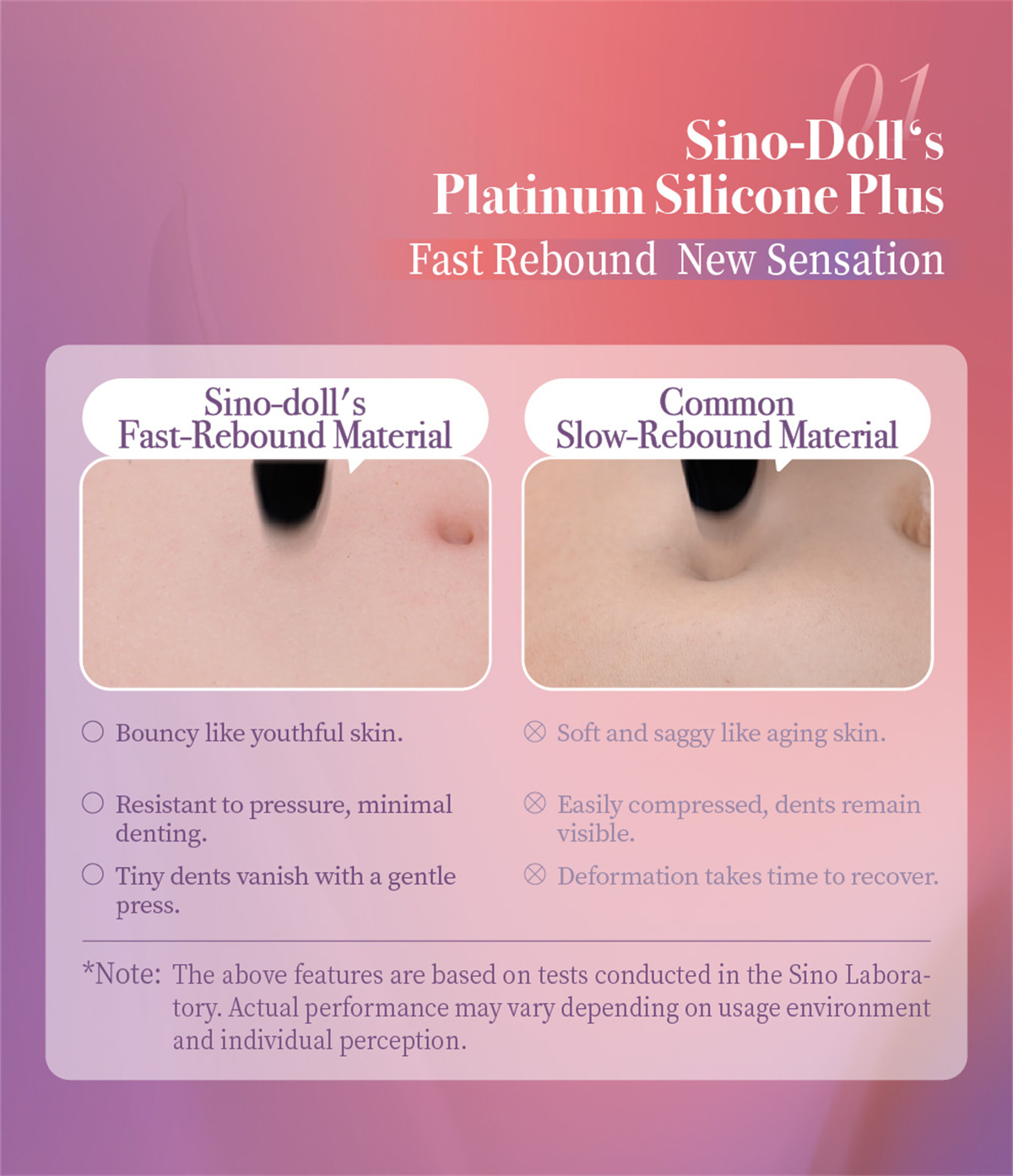 Sino-Doll's Platinum Silicone Plus Fast Rebound New Sensation