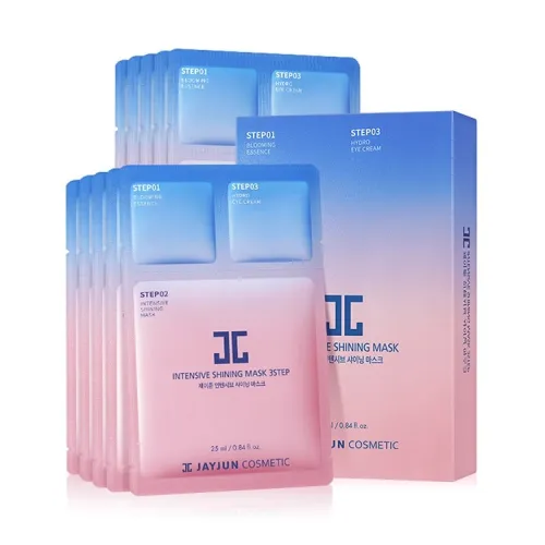 JAYJUN水光针樱花三部曲含眼霜面膜 补水紧致面膜10片/盒
