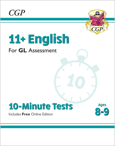 CGP 11+ GL 10-Minute Tests: English - Ages 8-9 (with Online Edition)