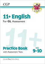 CGP 11+ GL English Practice Book & Assessment Tests - Ages 9-10 (with Online Edition)