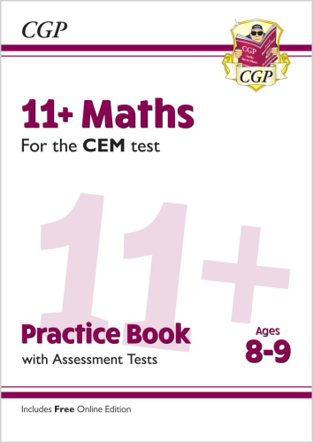 CGP 11+ CEM Maths Practice Book & Assessment Tests - Ages 8-9 (with Online Edition)