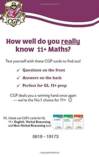 CGP New 11+ GL Maths Practice Question Cards - Ages 10-11